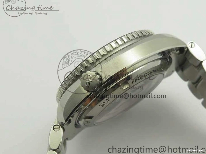 0321 Sleek Planet Ocean Professional Ceramic Bezel 42mm 1:1 MK Best Edition Silver Markers On SS Bracelet A 8085
